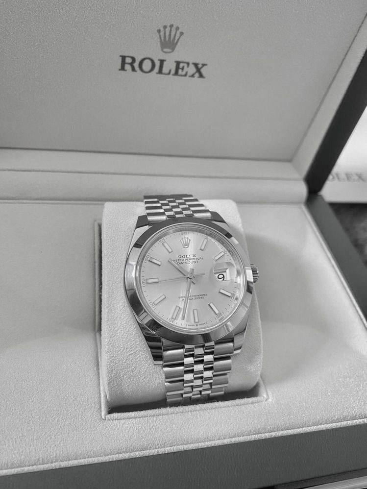 Rolex Datejust синий roman