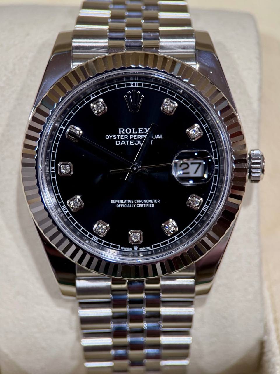 Rolex Datejust темно-синий