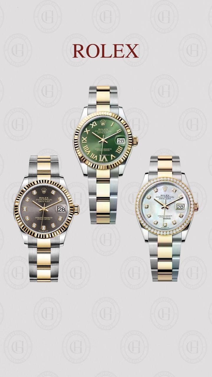 Rolex Datejust черный бриллиантовый
